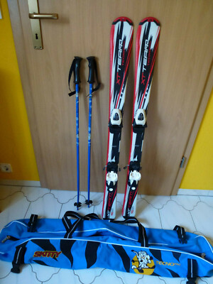 TOP-Skier Tecno Pro XT-Team 110cm inkl. Stöcke 90cm und Tasche *TOP*ANSEHEN*