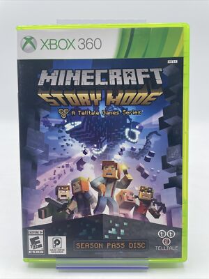 Minecraft Story Mode Season Pass Disc (Xbox 360) COMPLETE!