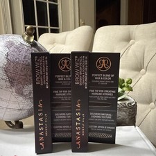 2 X ANASTASIA BEVERLY HILLS BROW WIZ SKINNY BROW PENCIL SOFT BROWN .03G J1