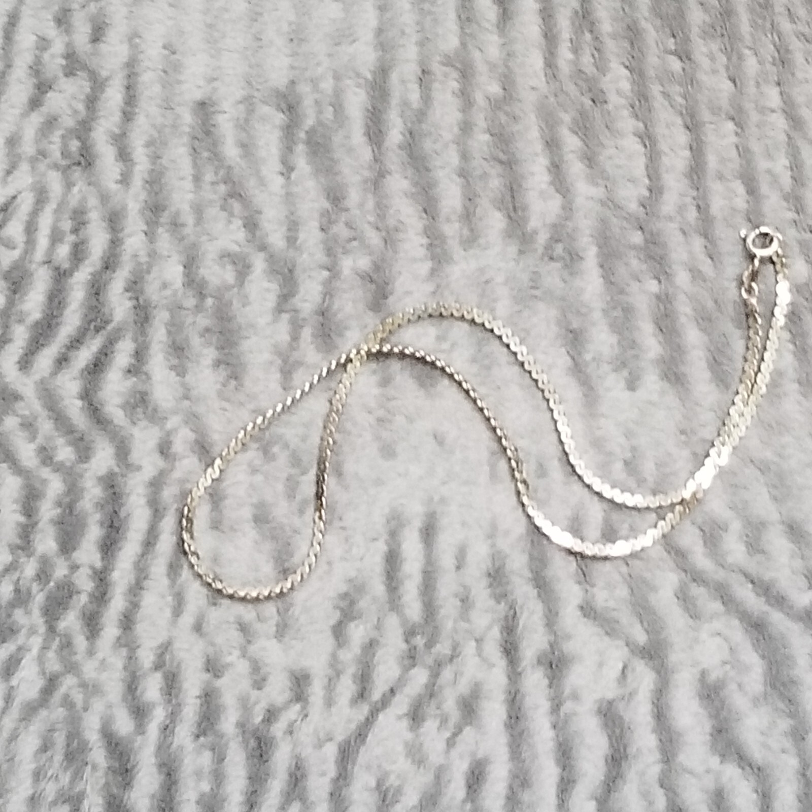 Sterling Silver 925 S-Interlocking Double Link Ne… - image 3