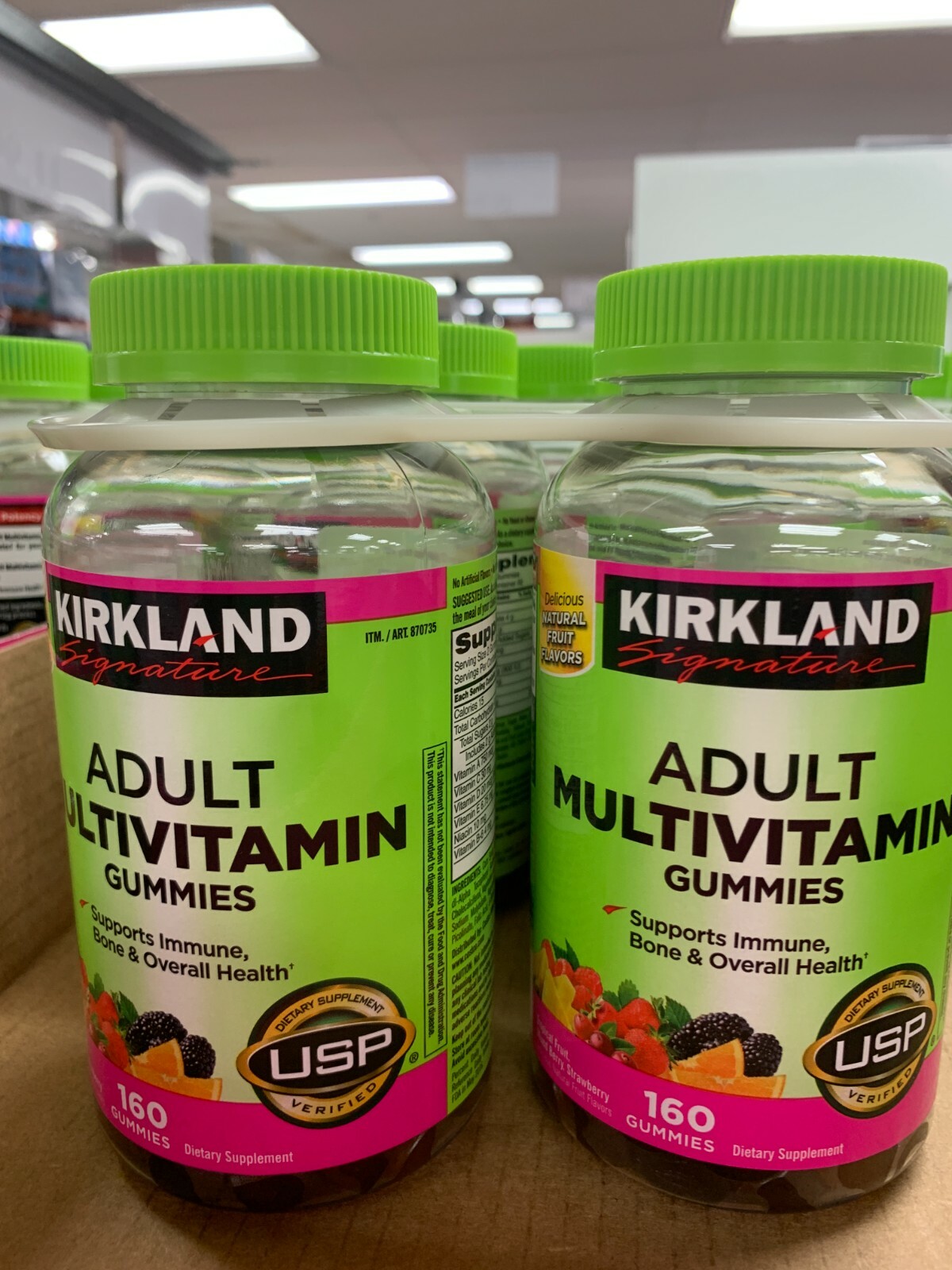 Kirkland Signature Adult Multivitamin, 320 Gummies 96619663712 eBay