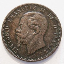 REGNO D'ITALIA 10 centesimi 1866 M BB
