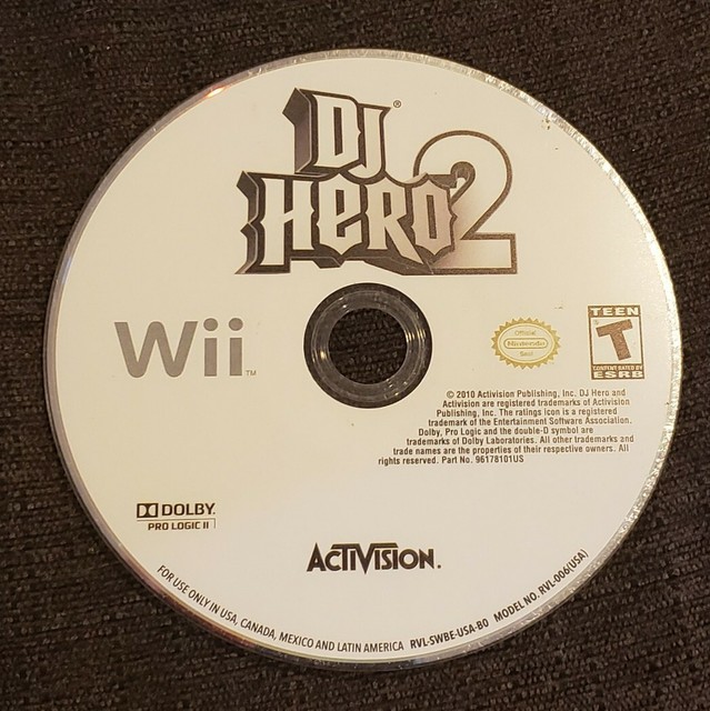 DJ Hero 2 Nintendo Wii Game DISC ONLY eBay