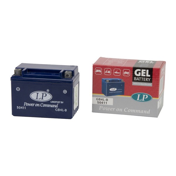 Motorradbatterie Landport LP GEL GB4L-B YB4L-B 12V 4Ah 40A-image