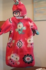 Combo sombrero búho polar Bunting 15" Bitty Baby