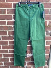 Polo Ralph Lauren Boys Pants Green Chino Youth Size 18 K