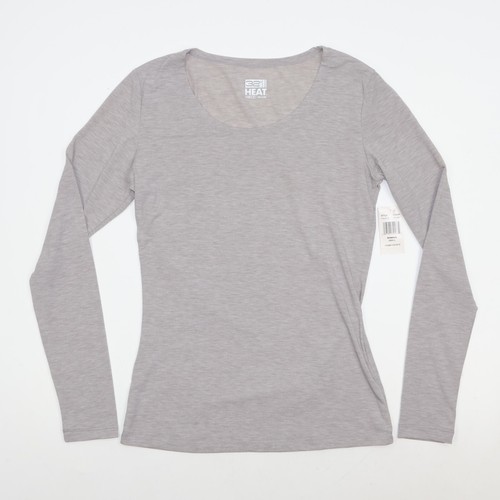 32 Degrees Women's Small Cozy Heat Long-Sleeve Top tlf8l201co HT Gray