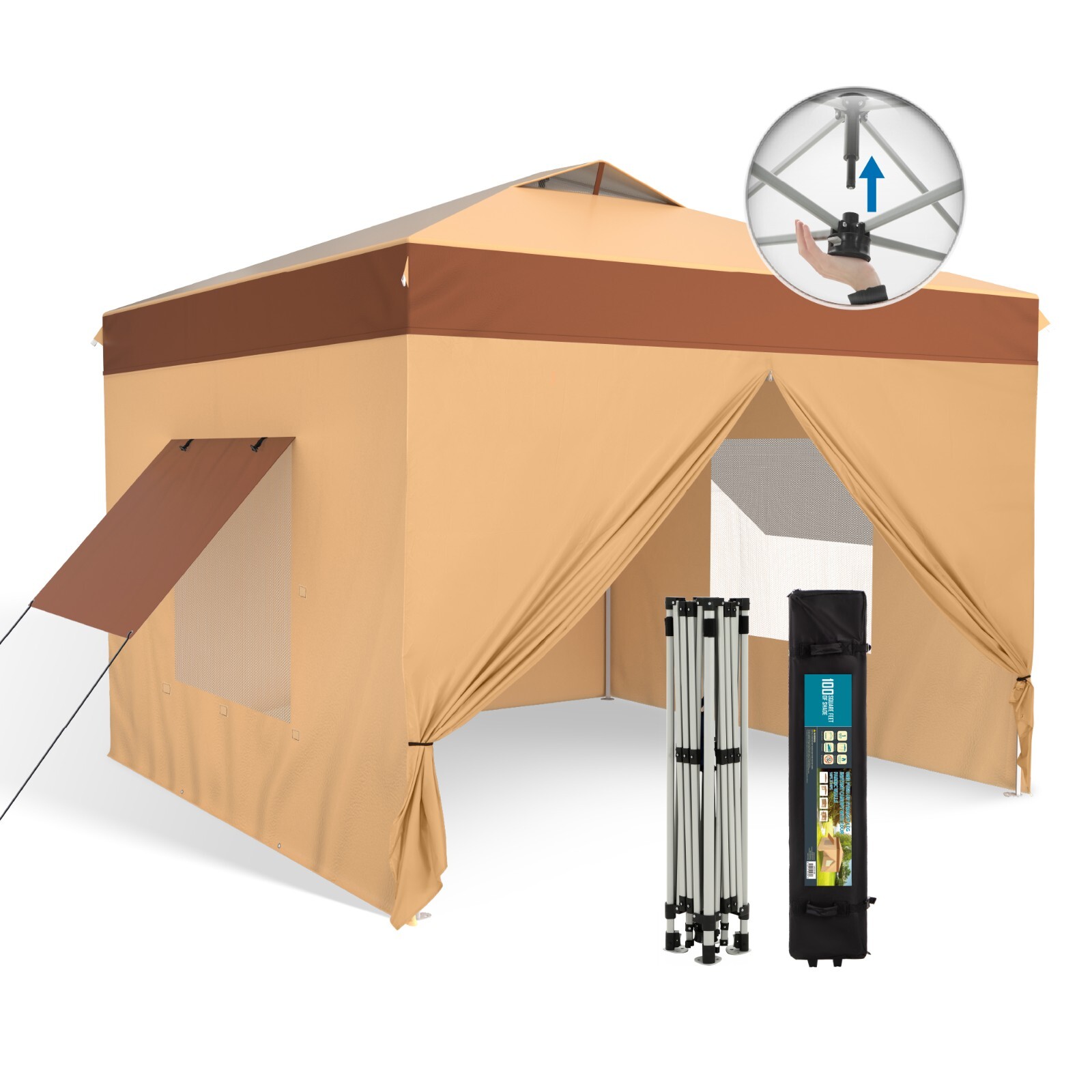 Tent With Carry Bag Folding Gazebo New