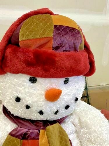 large plush snowman