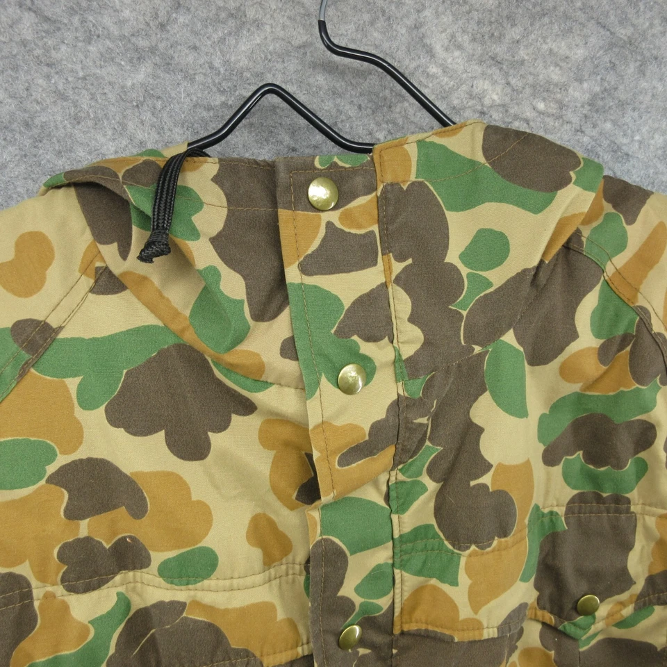 VTG Browning Jacket Mens Medium / Large Camo Hunting Made in USA Canvas 80s 90s - Image 2 of 4