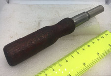 Vintage Gedore Vanadium No. 33 5/16"  (8mm) Wooden Handled Nut Runner Driver