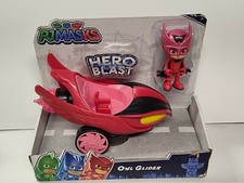 PJ Masks Hero Blast Vehicle Owl Glider and Owlette Figure