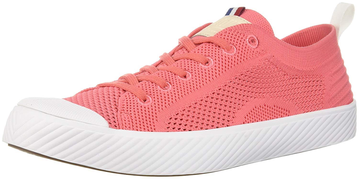 Palladium Womens Pallaphoenix Low Top Lace Up Fashion Sneakers, Pink, Size 9.0 Palladium Womens Pallaphoenix Low Top Lace Up Fashion Sneakers, Pink, Size 9.0