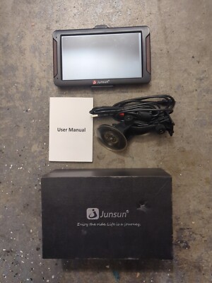 JUNSUN Navigator D800 Multimedia GPS 7  Touch Screen 2023 Maps Spoken Direction