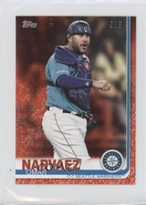 2019 Topps Mini Red 5/5 Omar Narvaez #US283 2d9