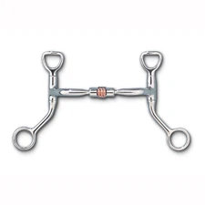 Myler HBT Shank Comfort Snaffle with Copper Roller MB 03