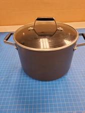 Calphalon Select Stock Pot 6 Quart w Lid Cookware Kitchen Cooking Pan Pot