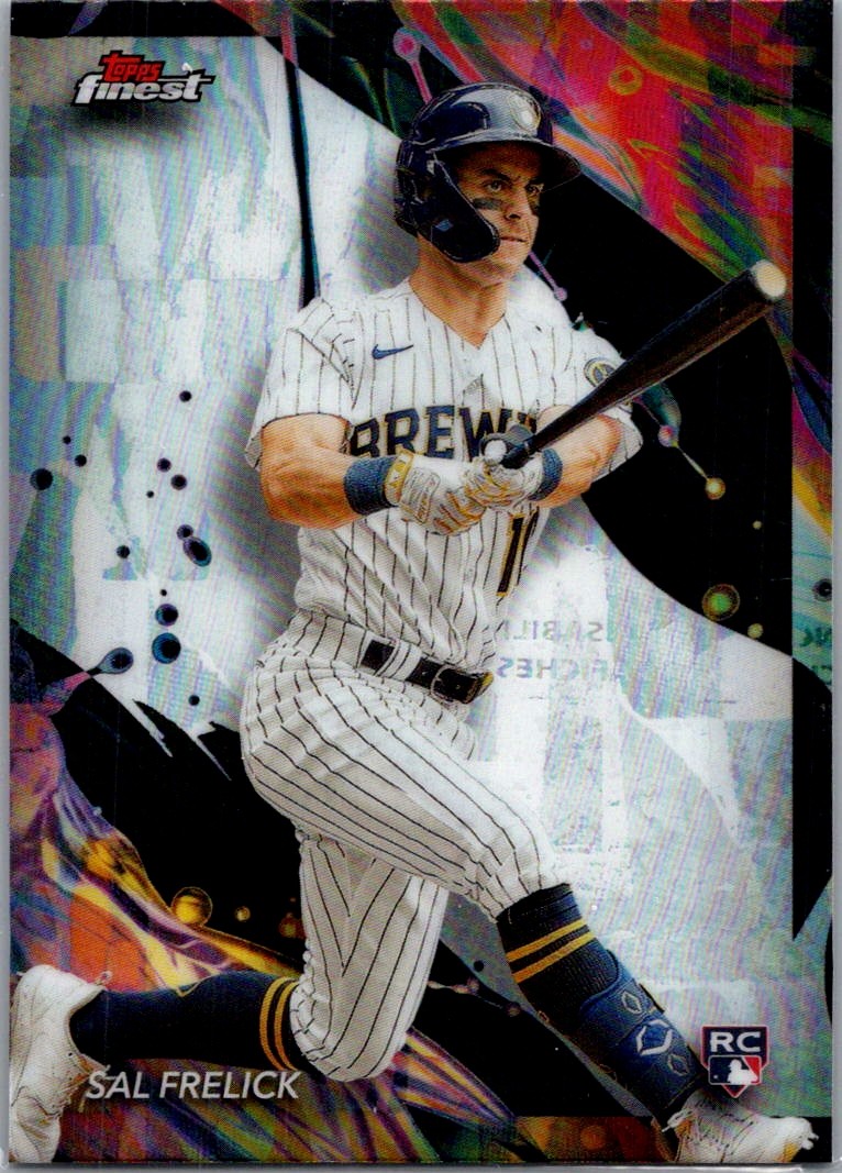 2024 Finest Sal Frelick Refractors Milwaukee Brewers #134