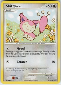 Pokemon TCG Skitty 119/146 Legends Awakened Common card Normal