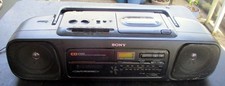 SONY CFD-58 BOOMBOX AM/FM CASSETTE CD PLAYER--CASSETTE NOT FUNCTIONING