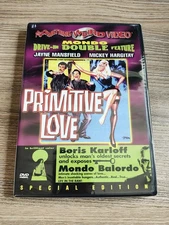 Primitive Love / Mondo Balordo (DVD) Jayne Mansfield OOP Rare