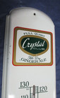 Vintage CRYSTAL CLUB PALE DRY GINGER ALE Soda Thermometer Sign Colors Look Great — photo 9