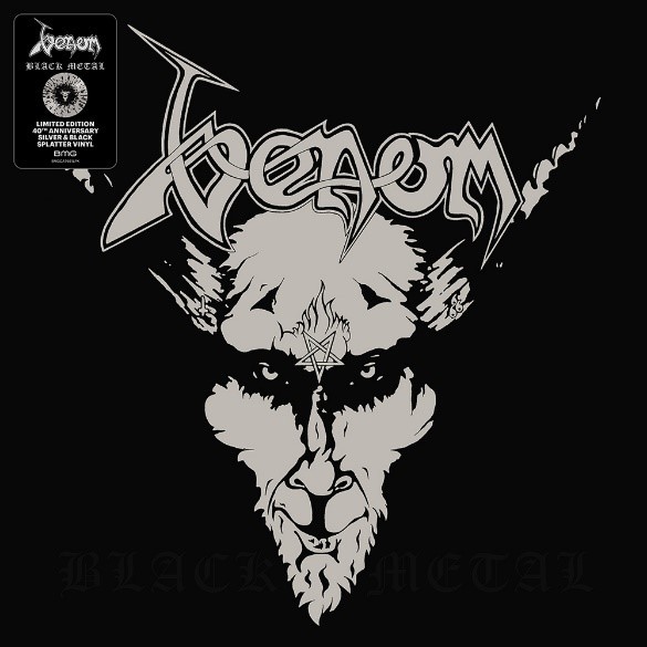 Venom Black Metal 40th Anniversary LP Silver Black Swirl Vinyl NEW
