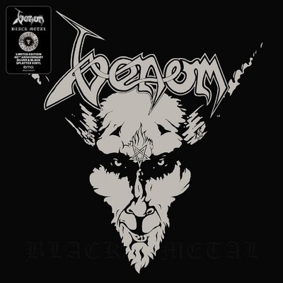 Venom Black l レコード Venom Black Metal 40th Anniversary LP Silver Black Swirl Vinyl NEW