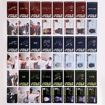 P1Harmony 9th Mini Album UNIQUE Photobook Ver. Official Photocard