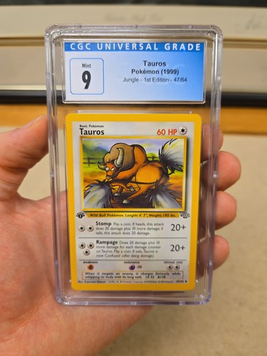Tauros (1st Edition) graded CGC 9 for sale on eBay
