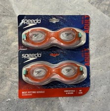 SPEEDO Adult Boomerang Swim Goggles - Cupid Coral, Ages 14 