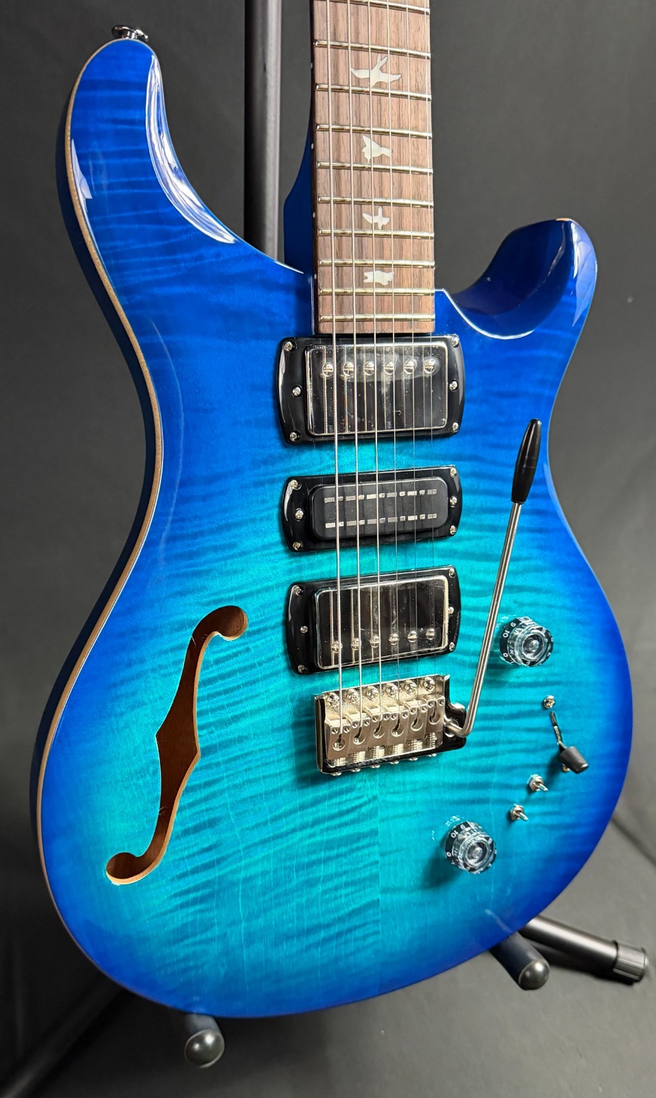PRS SE Special Semi-Hollow Electric Guitar Lake Blue Finish w/ Gig Bag