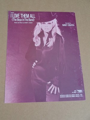 Nancy Sinatra - I Love Them All (The Boys In The Band) - US Noten