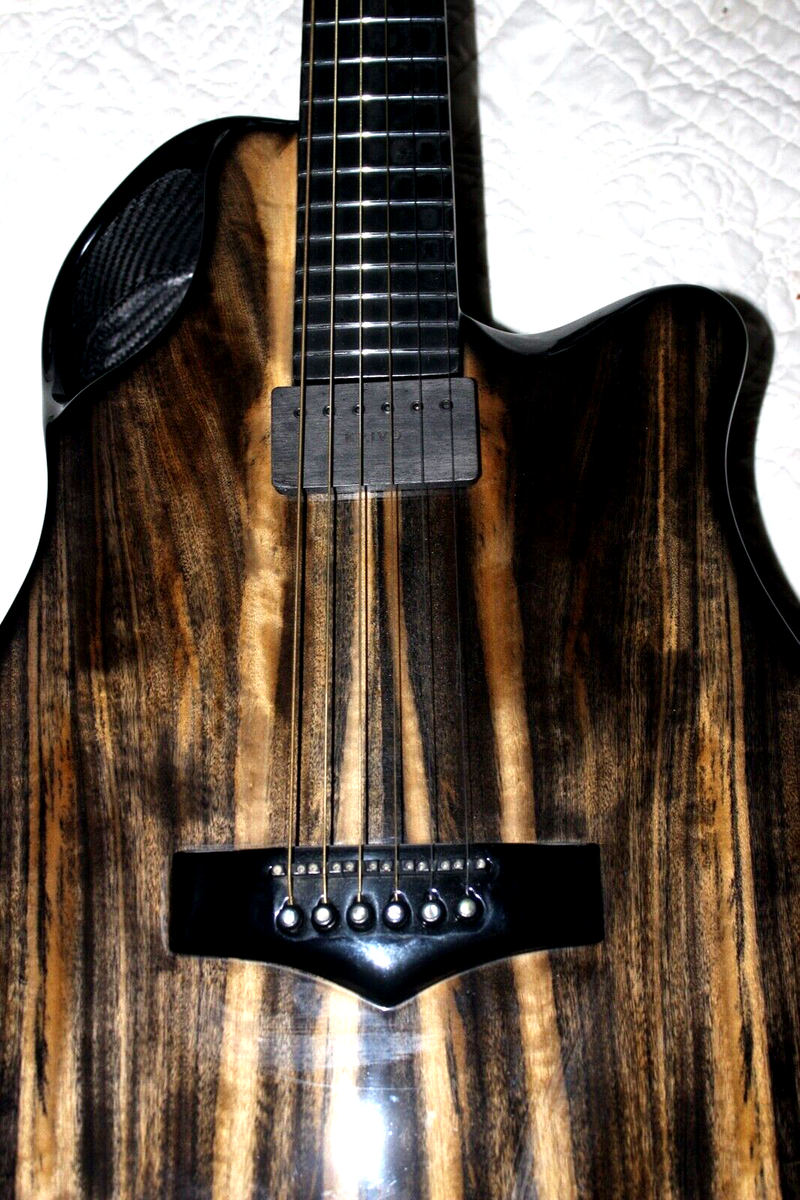 Emerald Harborica Veneer/Carbon Fiber X-10 Midi Guitar With