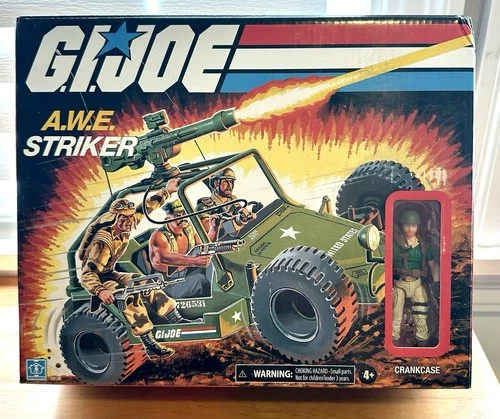 Hasbro G.I. Joe Retro 3.75 iInch A.W.E. Striker Exclusive Vehicle Crankcase...