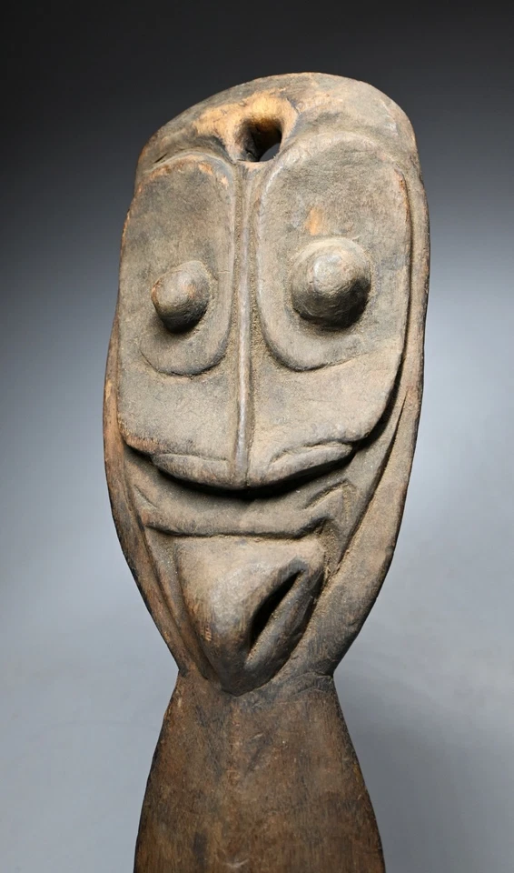 Old Iatmul Sepik River Net or Basket Hook, Ex Stirner Collection - Image 2 of 4