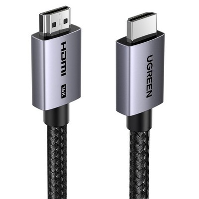 UGREEN HDMI 2.2 Kabel 16K@60Hz 8K@240Hz 96Gbit/s, Aluminiumgehäuse, 2M 2 Meter