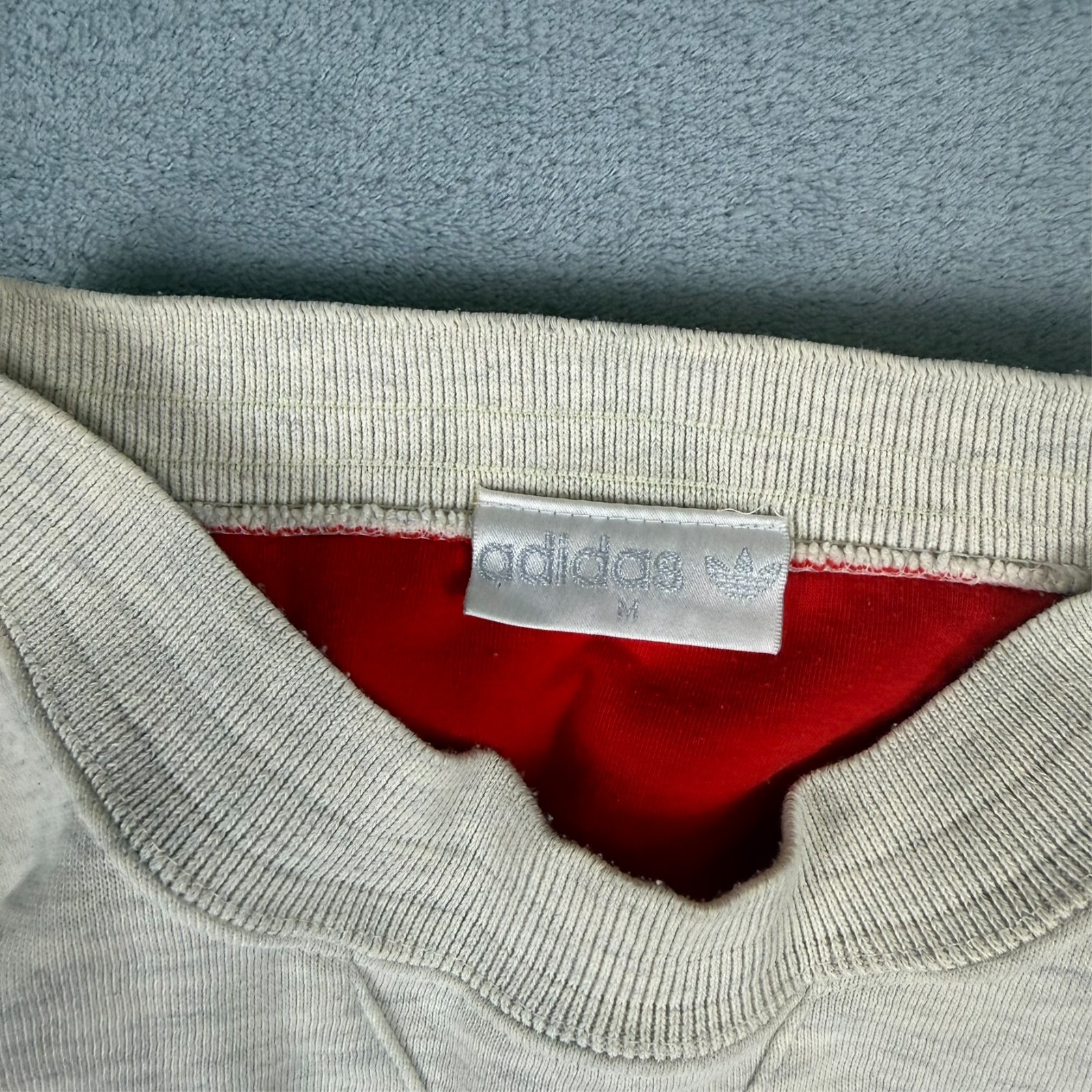 Vintage Adidas Training 1990's Spellout Size Medium Heavyweight Sweatshirt image 5
