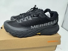 NEW Merrell Agility Peak 5 Running Trail Shoes Mens Size 9 Black Vibram