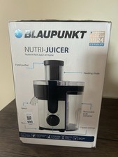 Blaupunkt Nutri Juicer 400W 0.6L Fruit Vegetable Juice Extractor 2 Speed