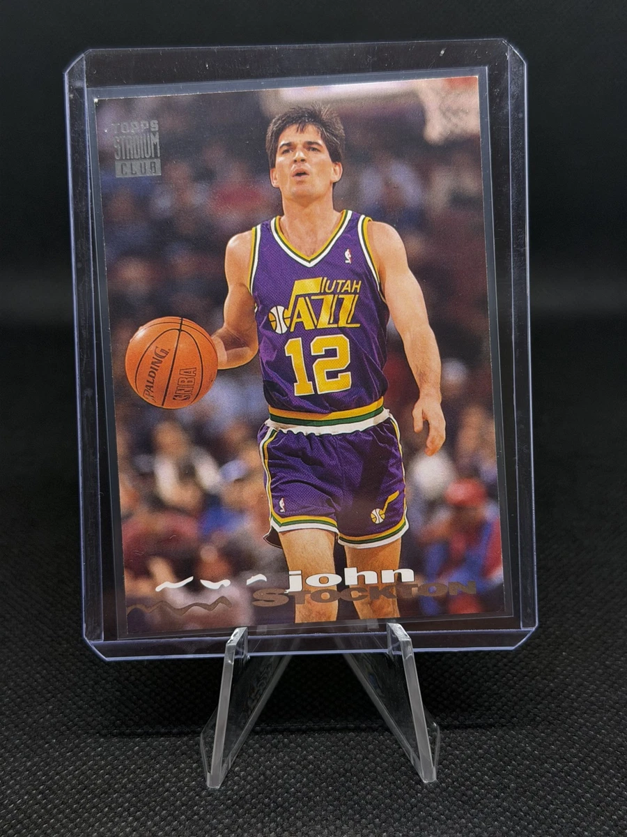 Topps John Stockton Basketball Sports Trading Card Singles for