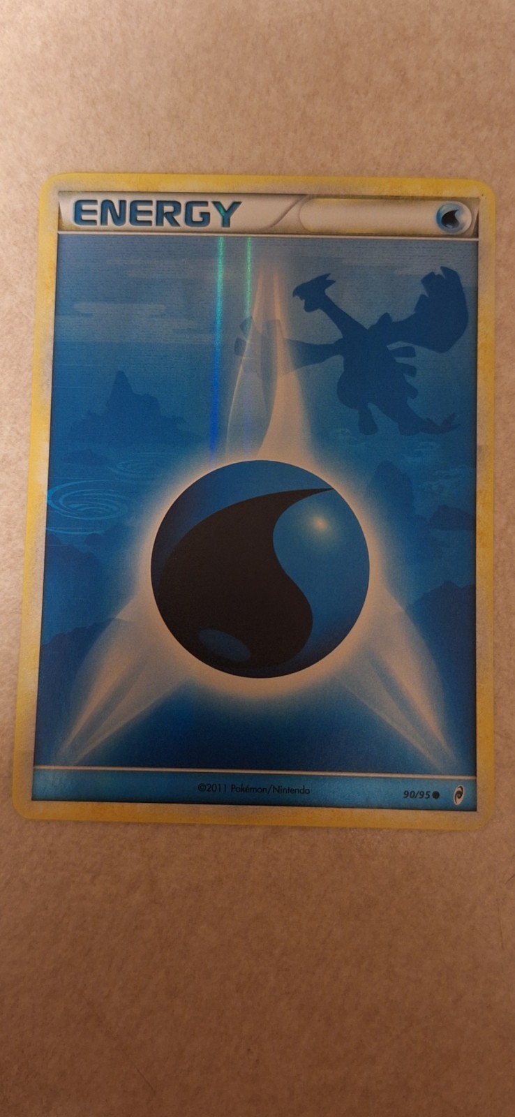 2012 Water Energy Reverse Holo Call Of Legends #90/95