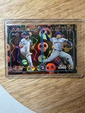 2024 Topps Update #US82 Tyler Jay Dedniel Nunez Mets RC Combo Skeleton Foil /50