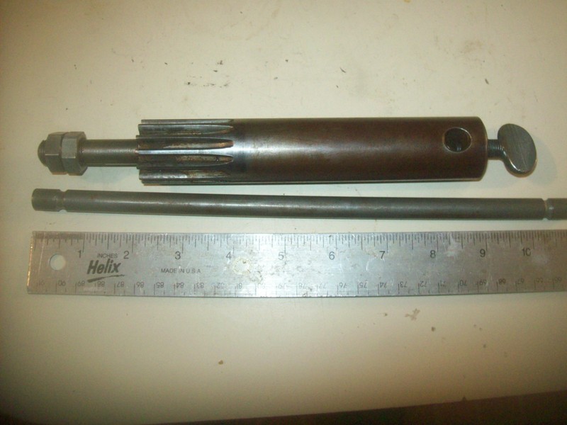 Pinion Shaft & Handle Assembly  From Rockwell Delta Drill Press Serial #AK 2189