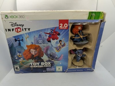 XBOX 360 Disney Infinity Toy Box Starter Pack 2.0 Edition Open Damaged Box