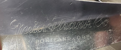 Vintage Advertising Meier Frank Store Portland Oregon Shoehorn 3 3/4'' Long