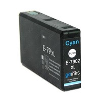 1 Cyan Tintenpatrone Ersetzen Epson T7902 (79XL) Non-Oem / Kompatibel