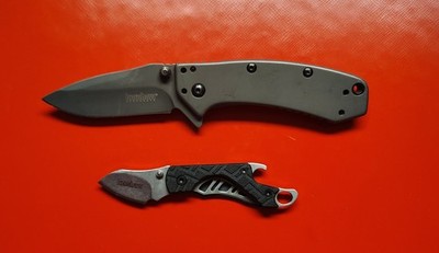 LOT OF 2 KERSHAW 1555TI AND KERSHAW 1025 POCKET KNIVES