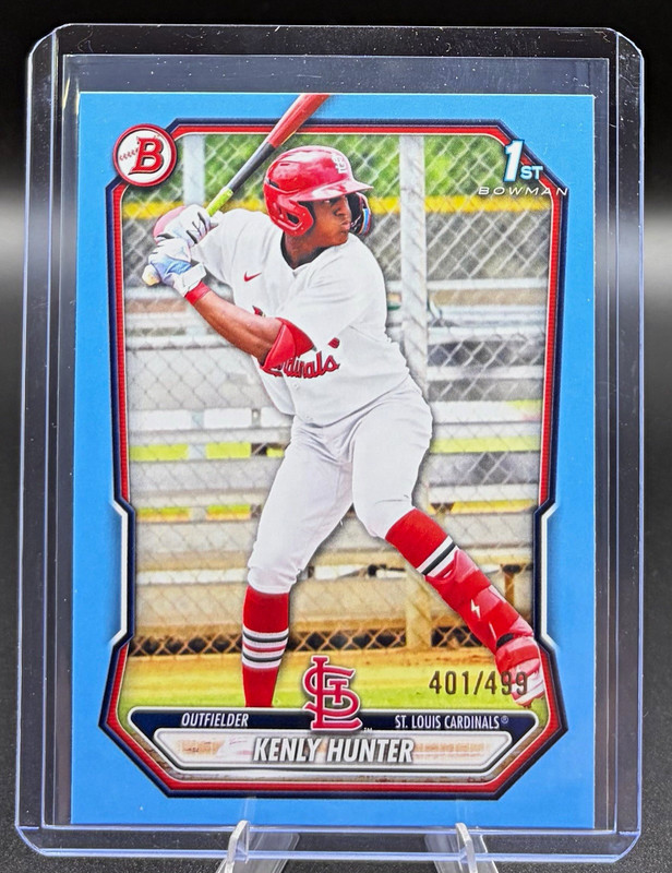 2026 1st Bowman Kenly Hunter Sky Blue #/499 Cardinals