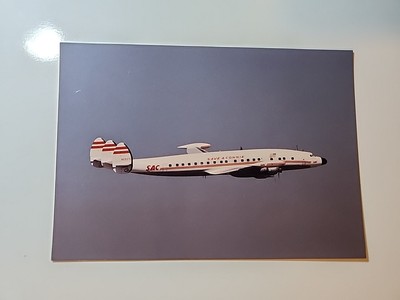 SAC Save A Connie Lockheed Super Constellation Postcard